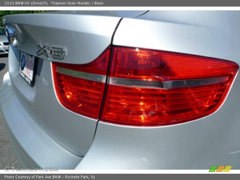 Titanium Silver Metallic / Black 2010 BMW X6 xDrive35i