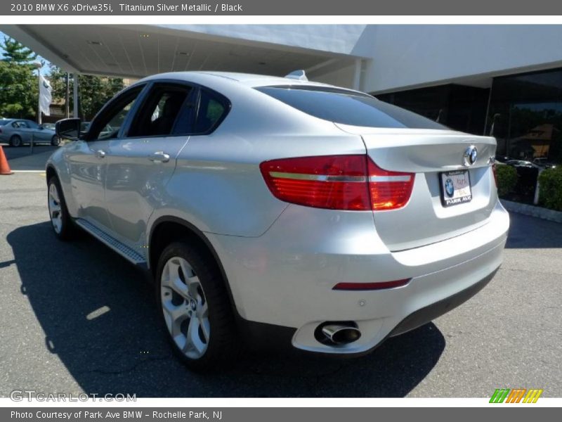Titanium Silver Metallic / Black 2010 BMW X6 xDrive35i