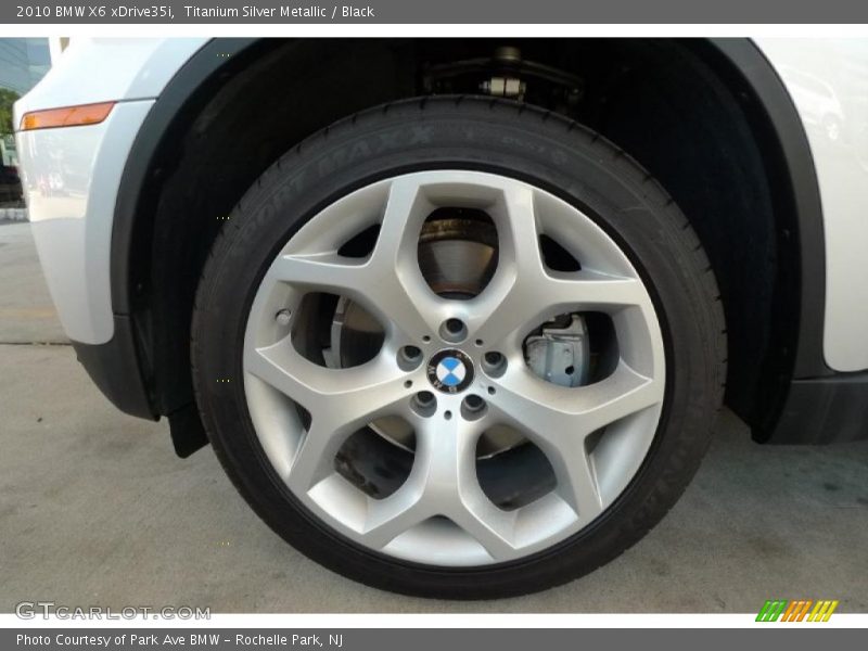 Titanium Silver Metallic / Black 2010 BMW X6 xDrive35i