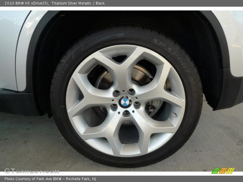 Titanium Silver Metallic / Black 2010 BMW X6 xDrive35i