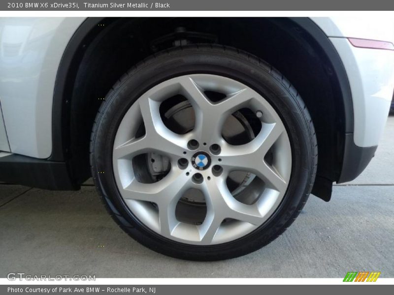 Titanium Silver Metallic / Black 2010 BMW X6 xDrive35i