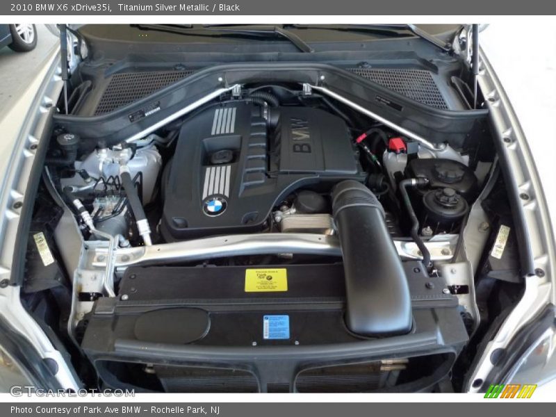 Titanium Silver Metallic / Black 2010 BMW X6 xDrive35i