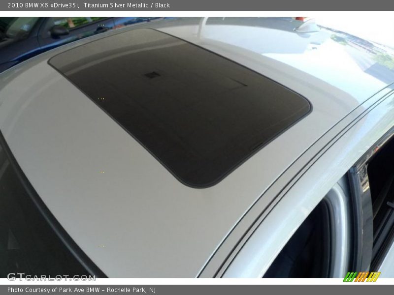 Titanium Silver Metallic / Black 2010 BMW X6 xDrive35i