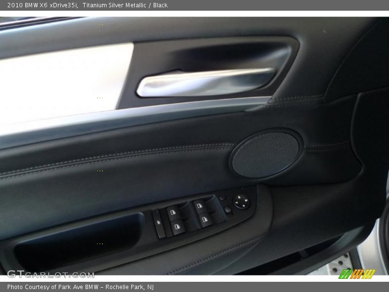 Titanium Silver Metallic / Black 2010 BMW X6 xDrive35i