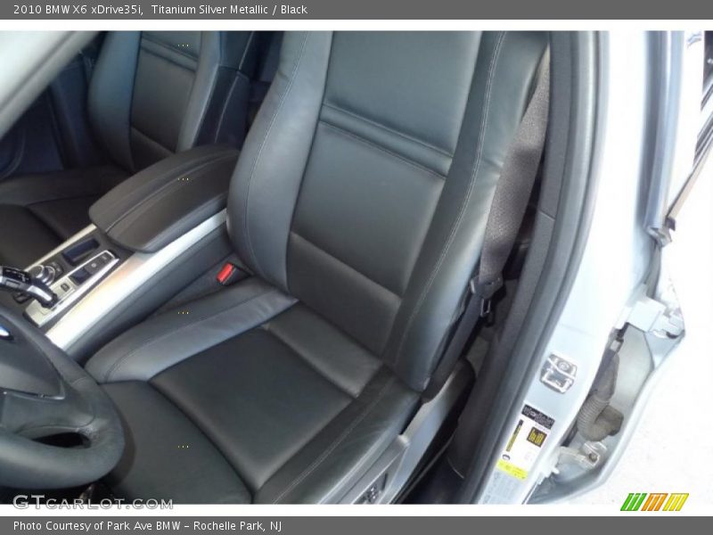 Titanium Silver Metallic / Black 2010 BMW X6 xDrive35i