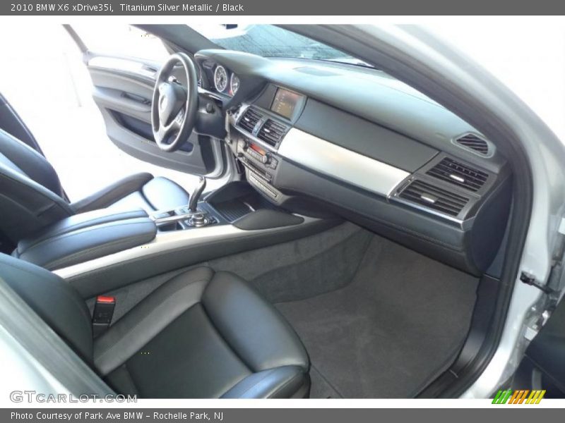 Titanium Silver Metallic / Black 2010 BMW X6 xDrive35i