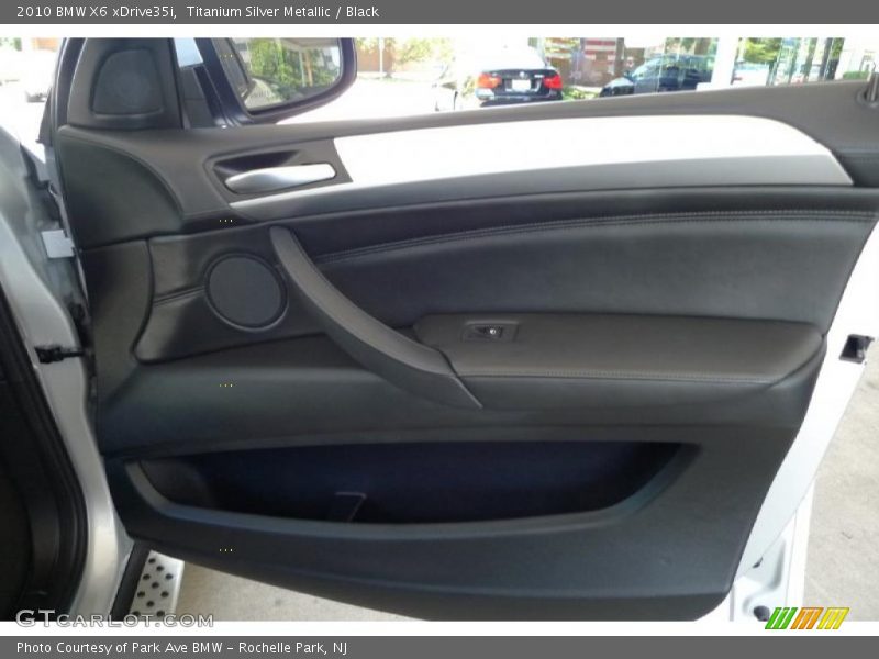 Titanium Silver Metallic / Black 2010 BMW X6 xDrive35i