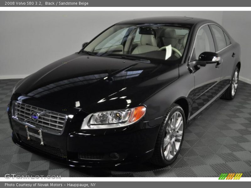 Black / Sandstone Beige 2008 Volvo S80 3.2