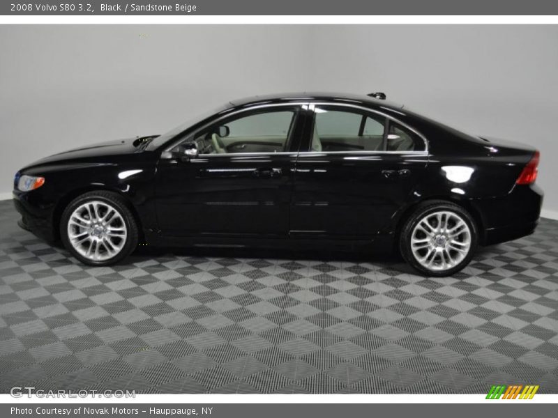 Black / Sandstone Beige 2008 Volvo S80 3.2