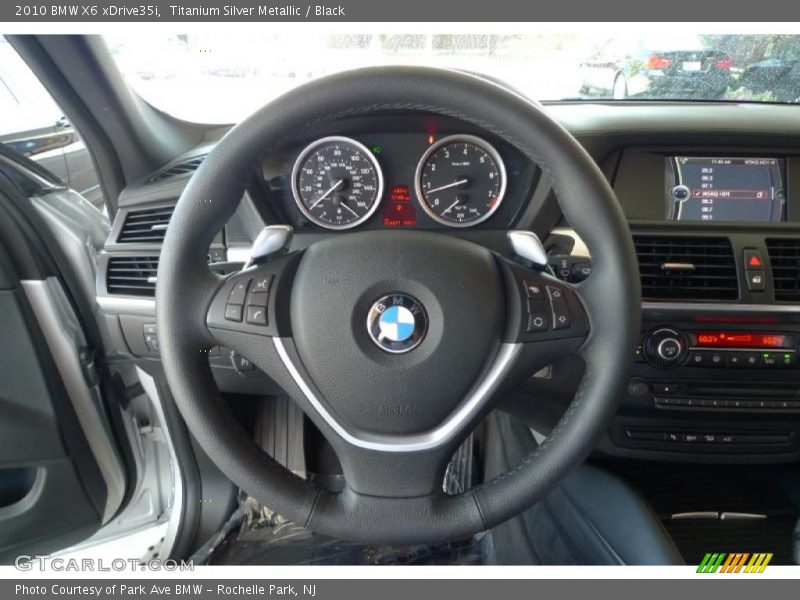 Titanium Silver Metallic / Black 2010 BMW X6 xDrive35i