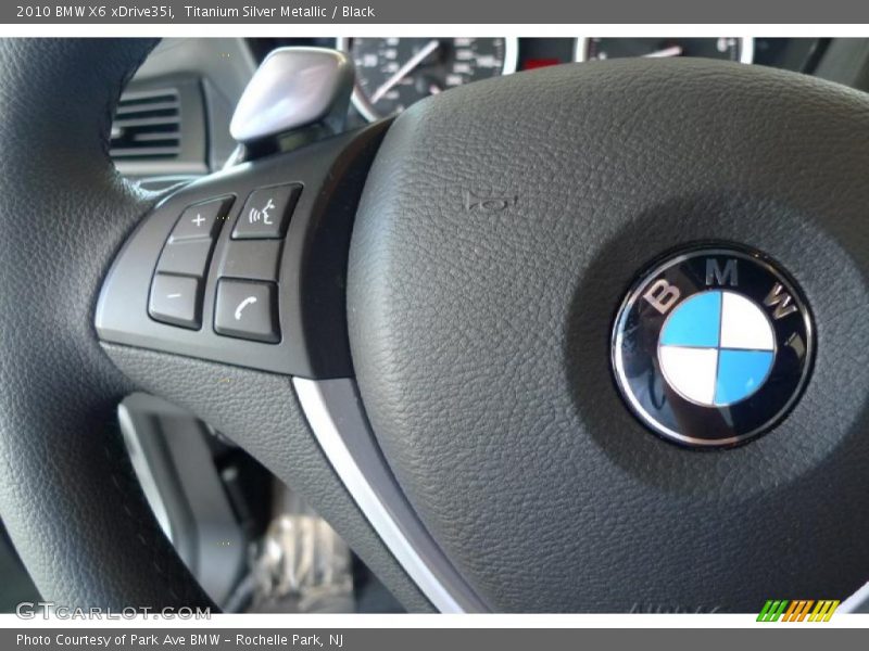 Titanium Silver Metallic / Black 2010 BMW X6 xDrive35i