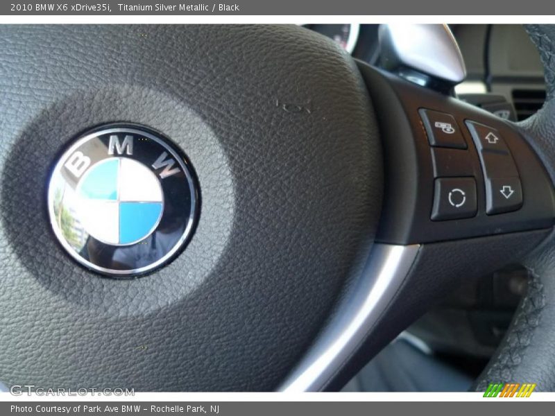 Titanium Silver Metallic / Black 2010 BMW X6 xDrive35i