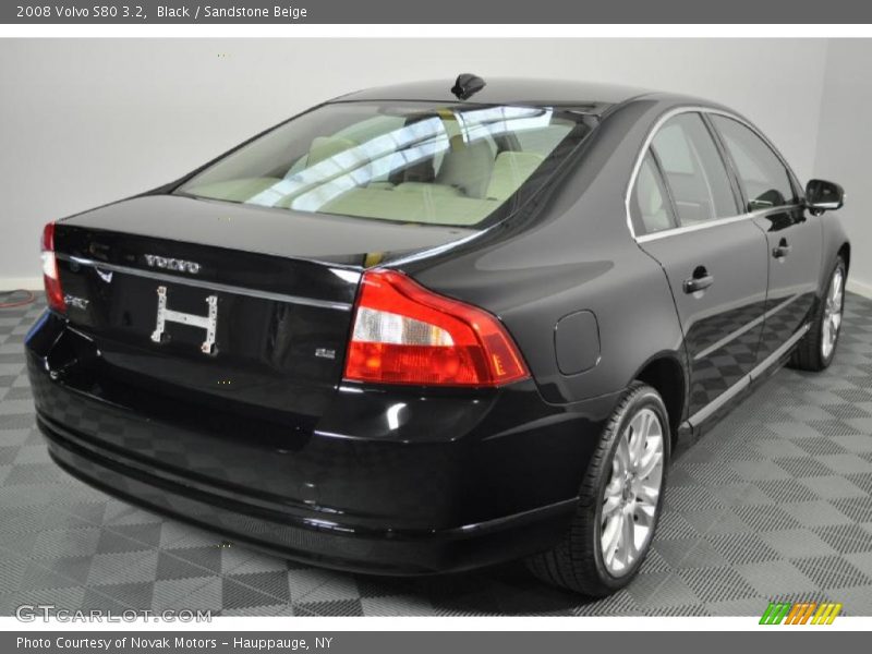 Black / Sandstone Beige 2008 Volvo S80 3.2