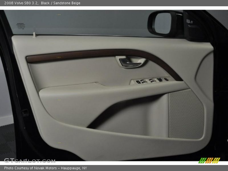 Black / Sandstone Beige 2008 Volvo S80 3.2