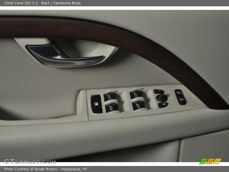 Black / Sandstone Beige 2008 Volvo S80 3.2