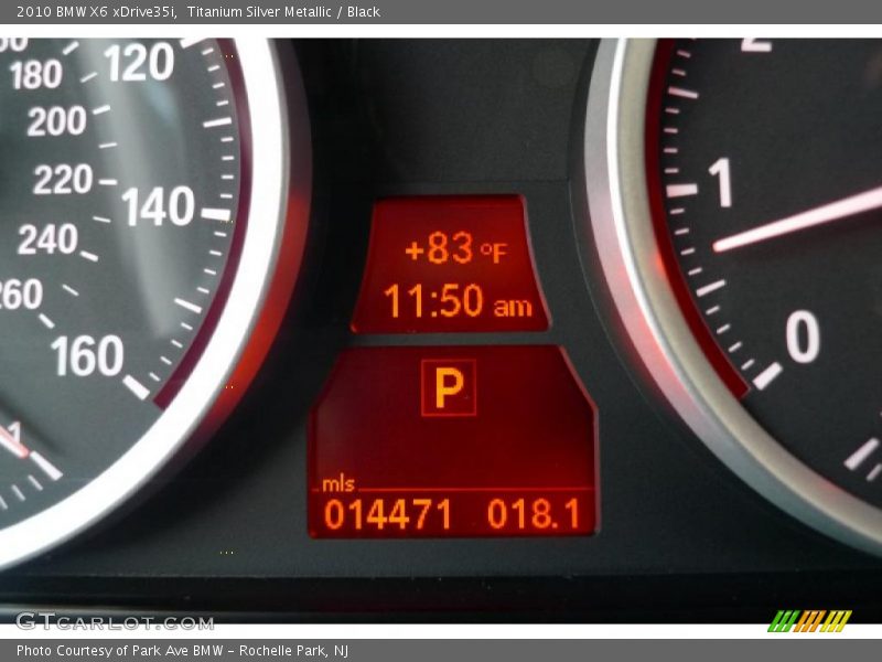 Titanium Silver Metallic / Black 2010 BMW X6 xDrive35i