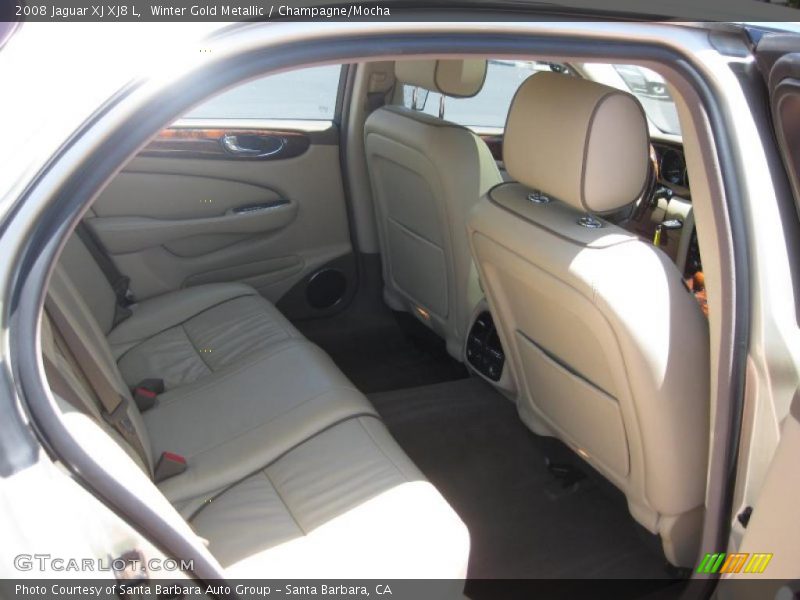 Winter Gold Metallic / Champagne/Mocha 2008 Jaguar XJ XJ8 L