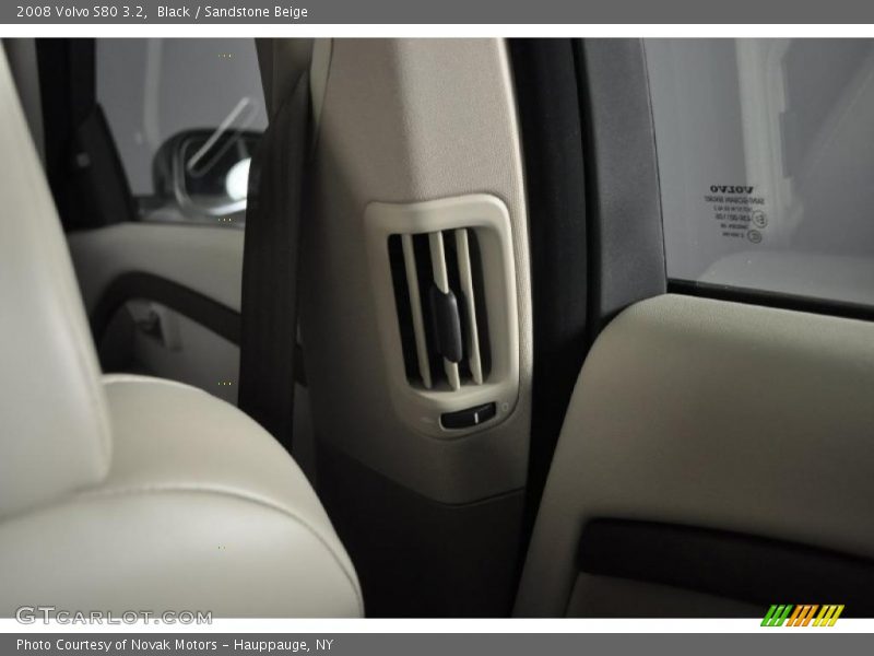 Black / Sandstone Beige 2008 Volvo S80 3.2