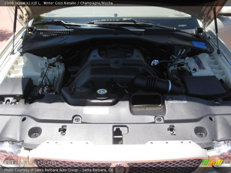 Winter Gold Metallic / Champagne/Mocha 2008 Jaguar XJ XJ8 L