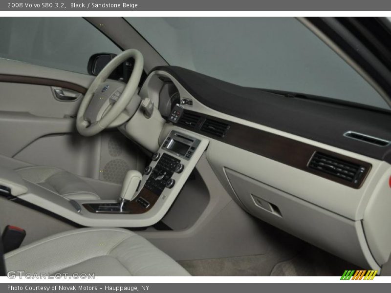 Black / Sandstone Beige 2008 Volvo S80 3.2