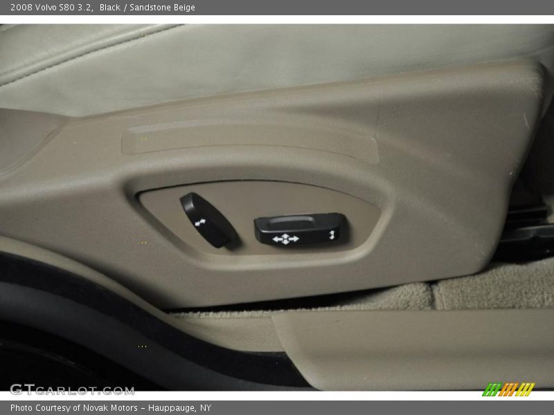 Black / Sandstone Beige 2008 Volvo S80 3.2