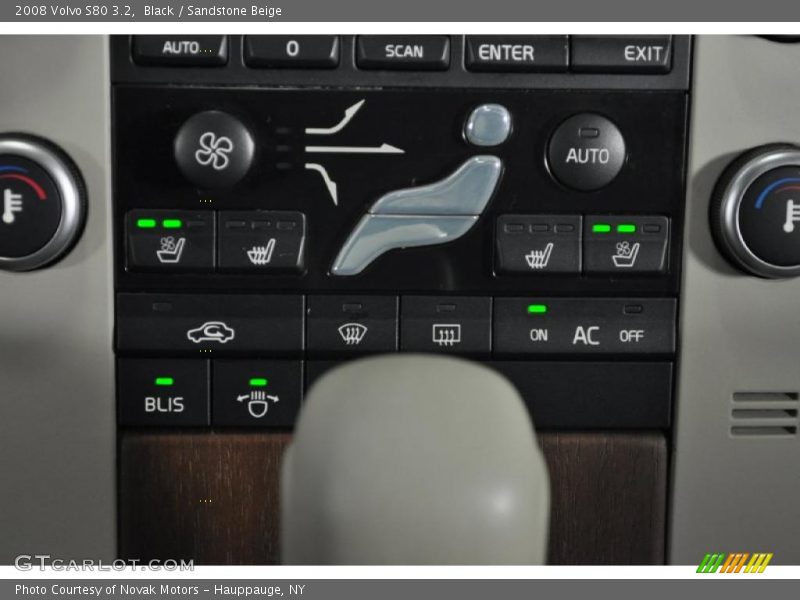 Black / Sandstone Beige 2008 Volvo S80 3.2