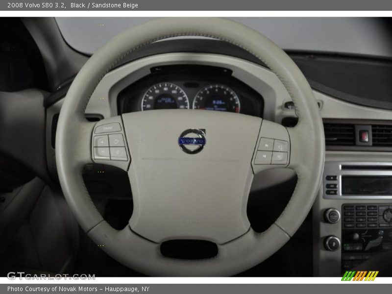 Black / Sandstone Beige 2008 Volvo S80 3.2
