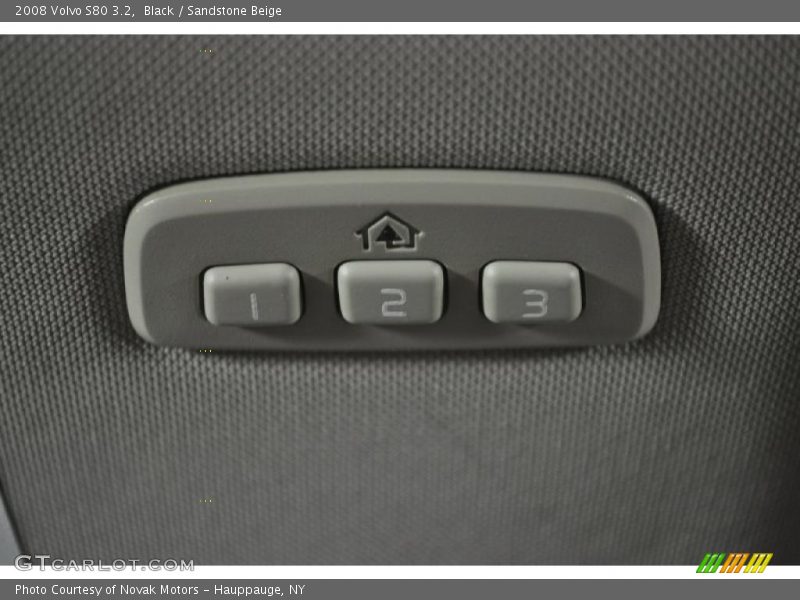 Black / Sandstone Beige 2008 Volvo S80 3.2