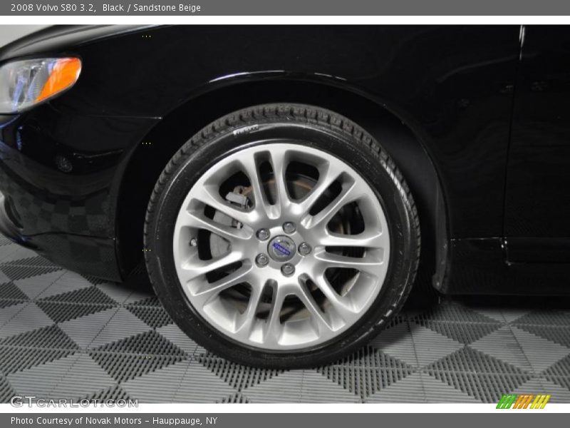 Black / Sandstone Beige 2008 Volvo S80 3.2