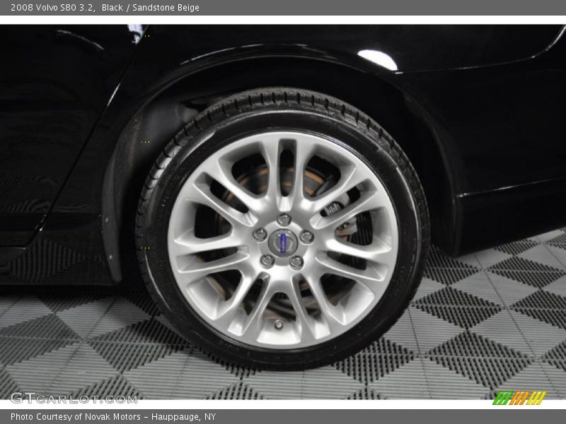 Black / Sandstone Beige 2008 Volvo S80 3.2