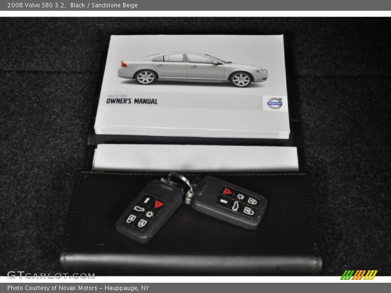 Black / Sandstone Beige 2008 Volvo S80 3.2