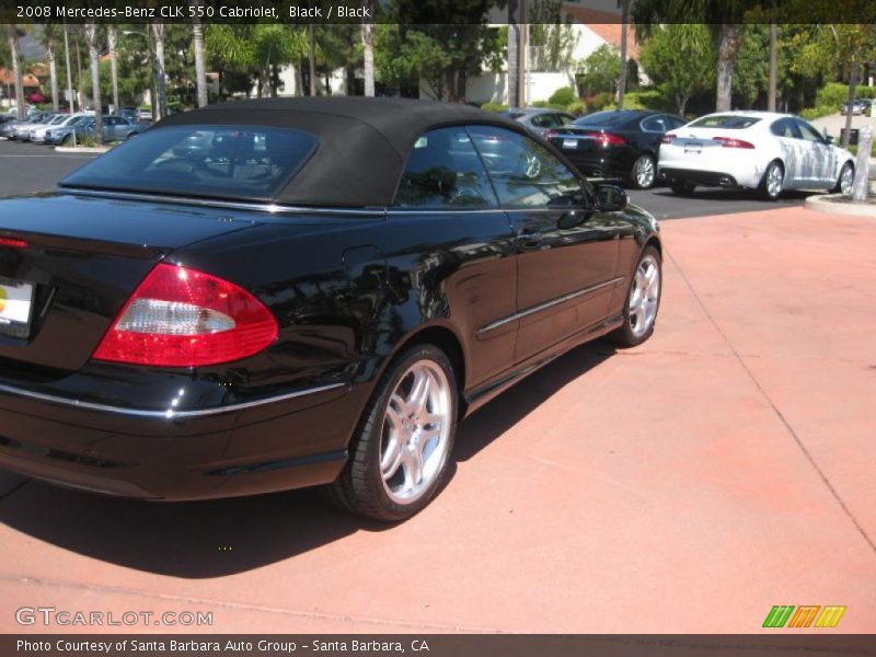 Black / Black 2008 Mercedes-Benz CLK 550 Cabriolet
