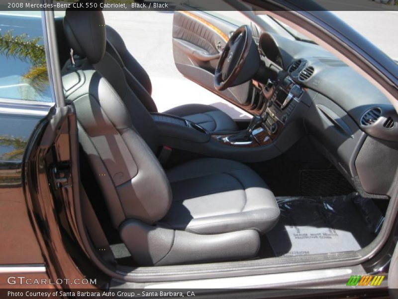 Black / Black 2008 Mercedes-Benz CLK 550 Cabriolet