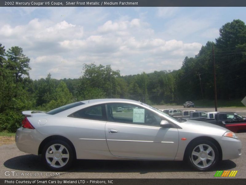 Silver Frost Metallic / Medium Parchment 2002 Mercury Cougar V6 Coupe