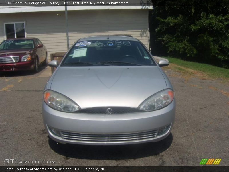 Silver Frost Metallic / Medium Parchment 2002 Mercury Cougar V6 Coupe