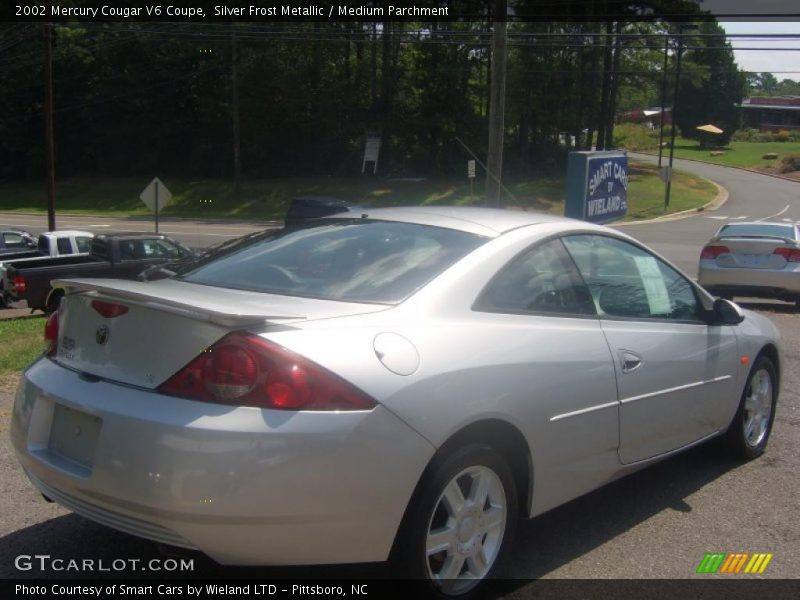 Silver Frost Metallic / Medium Parchment 2002 Mercury Cougar V6 Coupe