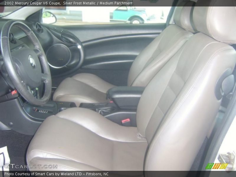 Silver Frost Metallic / Medium Parchment 2002 Mercury Cougar V6 Coupe