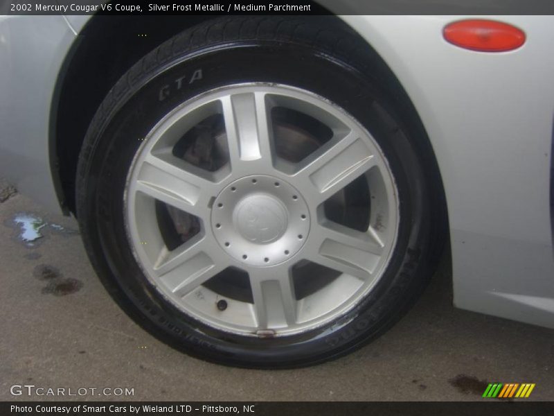 Silver Frost Metallic / Medium Parchment 2002 Mercury Cougar V6 Coupe