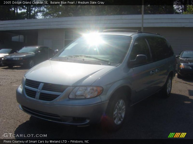 Butane Blue Pearl / Medium Slate Gray 2005 Dodge Grand Caravan SE