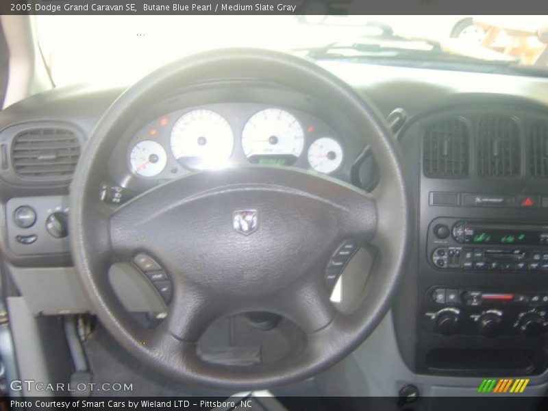 Butane Blue Pearl / Medium Slate Gray 2005 Dodge Grand Caravan SE