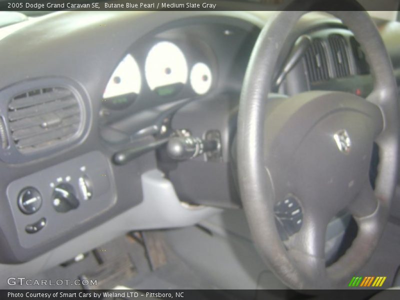 Butane Blue Pearl / Medium Slate Gray 2005 Dodge Grand Caravan SE