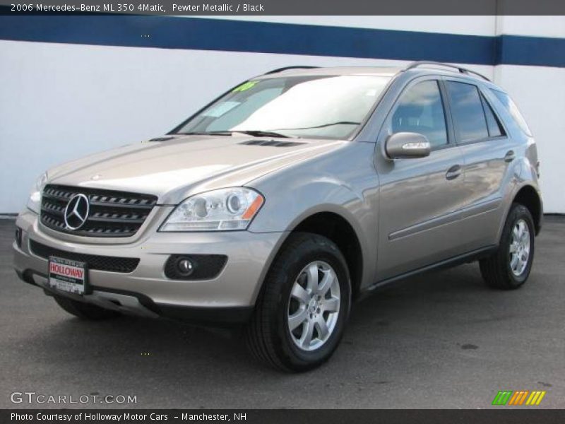 Pewter Metallic / Black 2006 Mercedes-Benz ML 350 4Matic