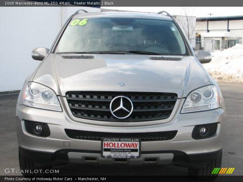 Pewter Metallic / Black 2006 Mercedes-Benz ML 350 4Matic