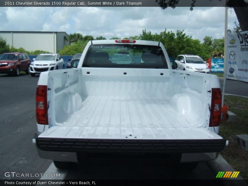 Summit White / Dark Titanium 2011 Chevrolet Silverado 1500 Regular Cab