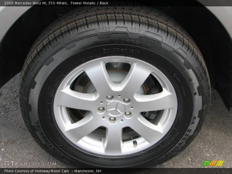 Pewter Metallic / Black 2006 Mercedes-Benz ML 350 4Matic
