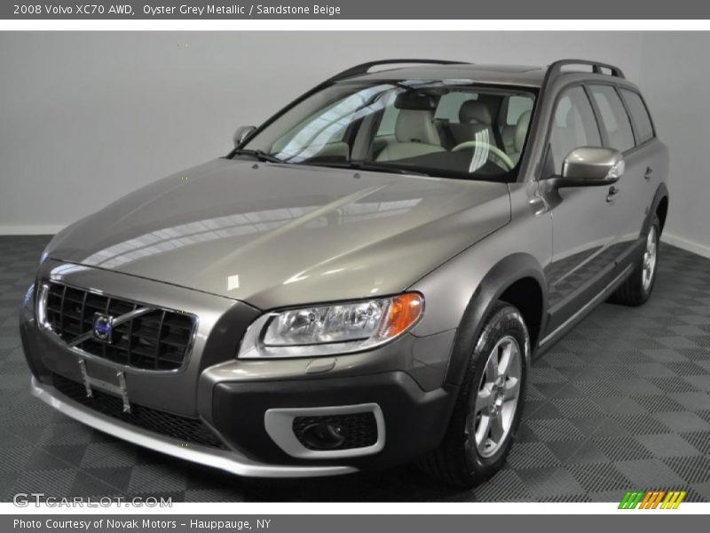 Oyster Grey Metallic / Sandstone Beige 2008 Volvo XC70 AWD