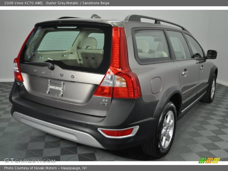 Oyster Grey Metallic / Sandstone Beige 2008 Volvo XC70 AWD