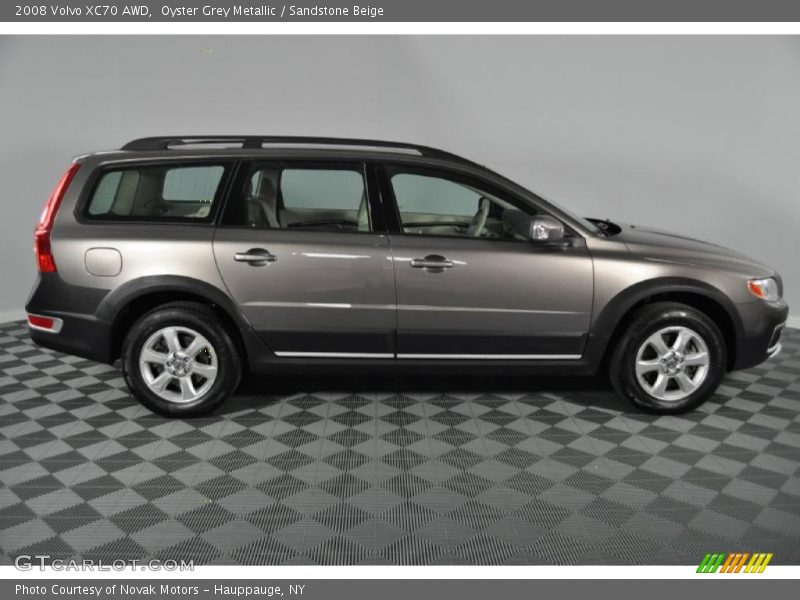 Oyster Grey Metallic / Sandstone Beige 2008 Volvo XC70 AWD