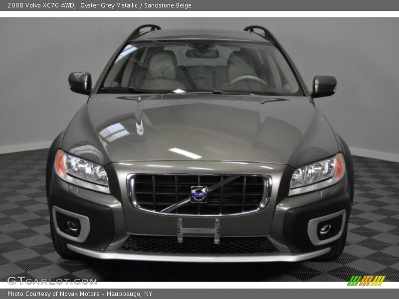 Oyster Grey Metallic / Sandstone Beige 2008 Volvo XC70 AWD