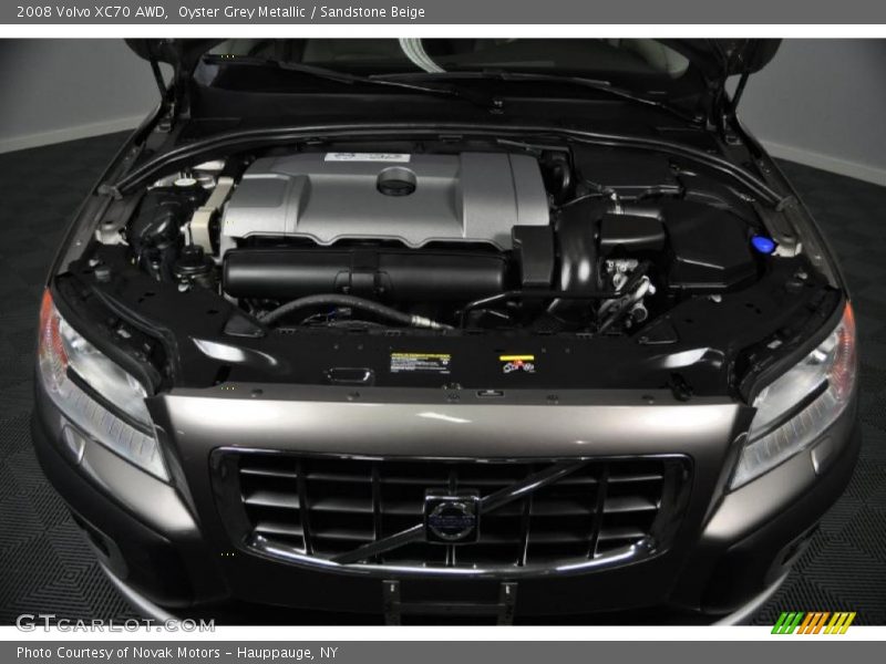 Oyster Grey Metallic / Sandstone Beige 2008 Volvo XC70 AWD